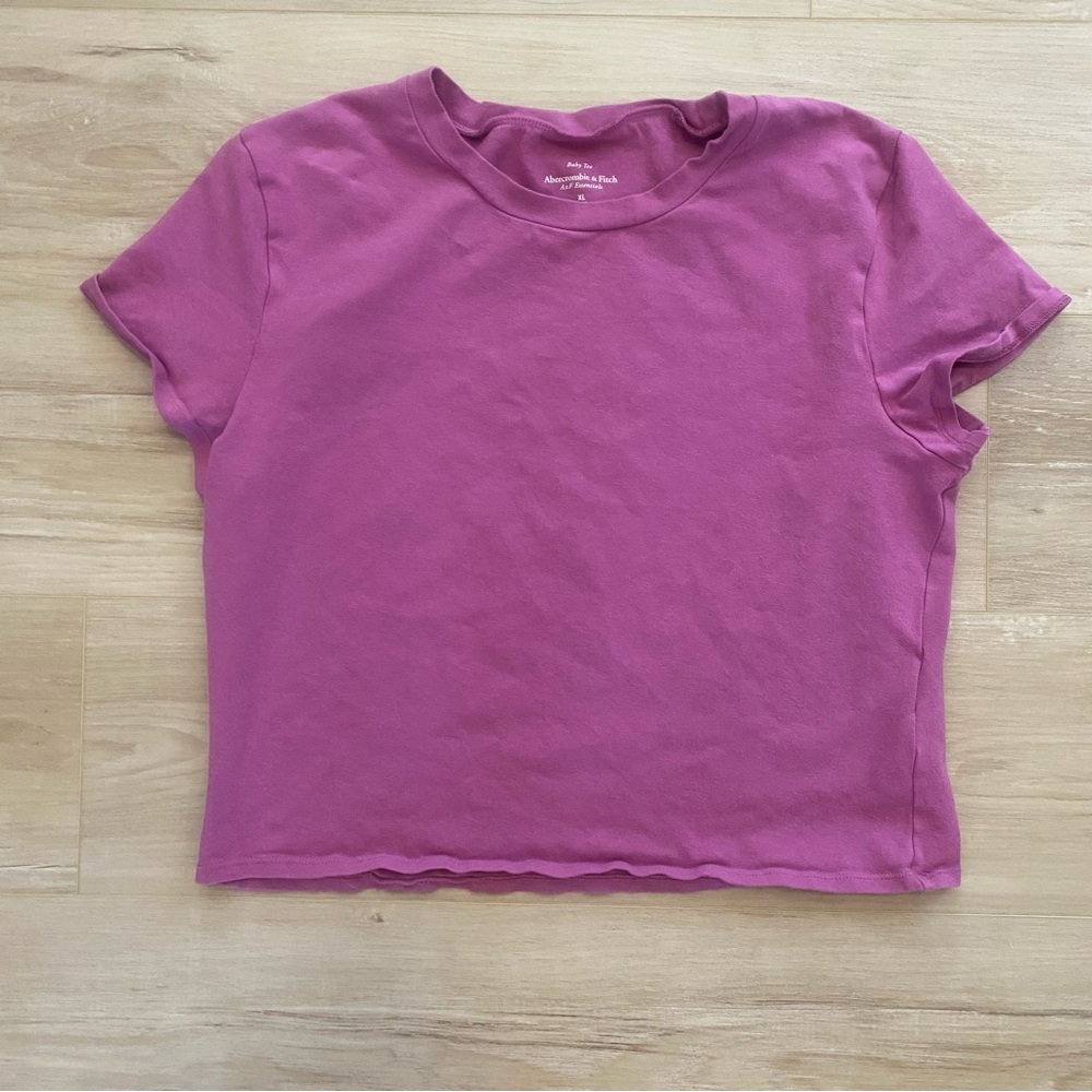 Abercrombie & Fitch Violet Baby Tee XL